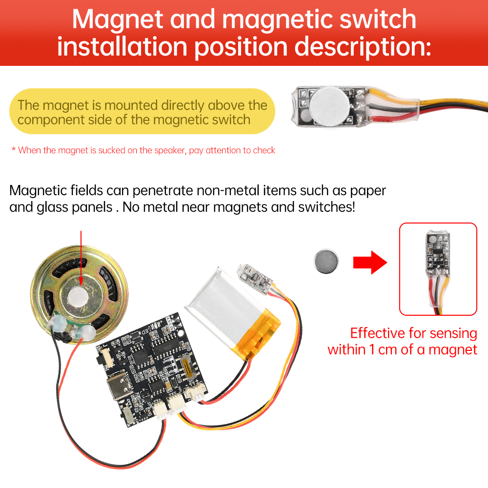 Diy Electronics Audio - GC07A Module de son enregistrable 4M