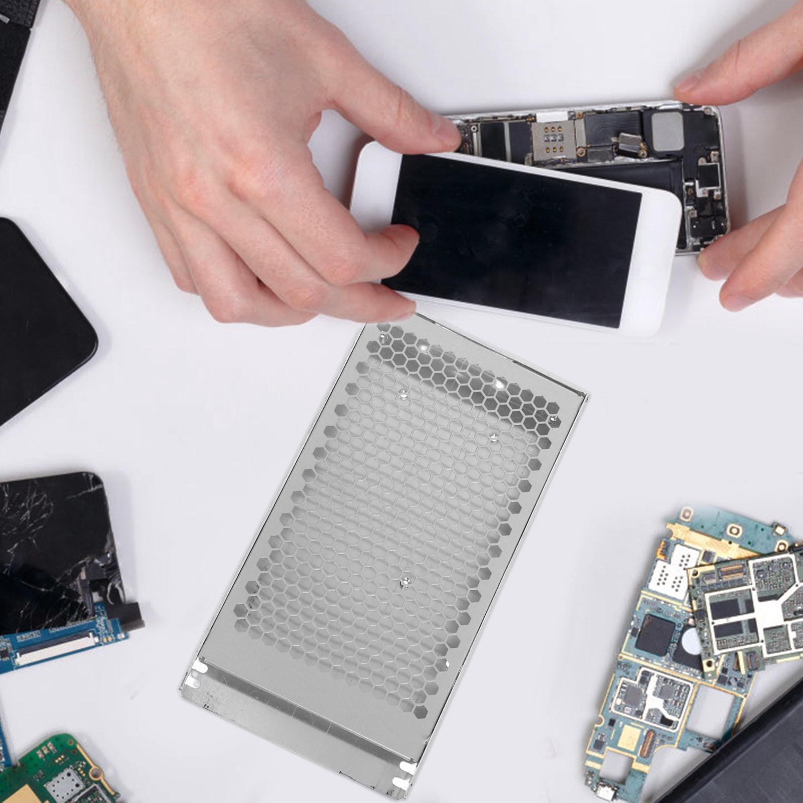 Diy With Electronics - Boîtier en aluminium pour alimentation électrique,