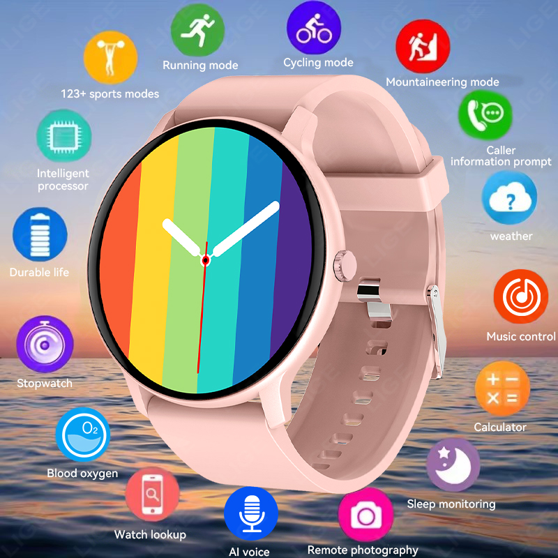 Diy Electronics For Adults - Montre connectée LIGE 2026 avec cadrans