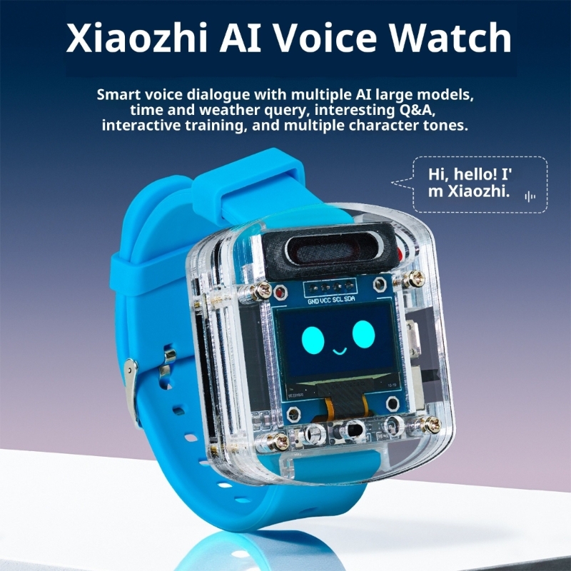 Diy Electronics For Adults - montre à commande vocale AI, Rechargeable,