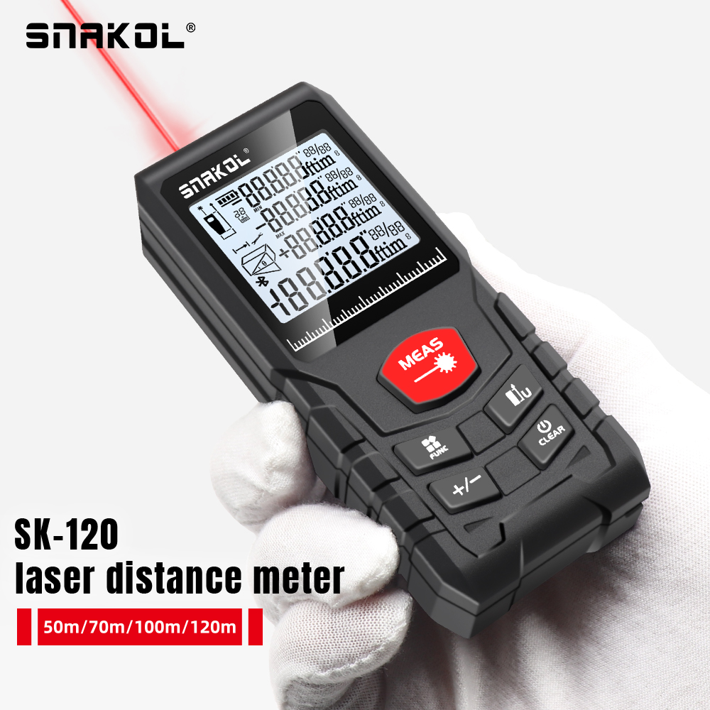 Stanley Tape 25Ft - Snakol-Distancemètre laser professionnel, télémètre, ruban à