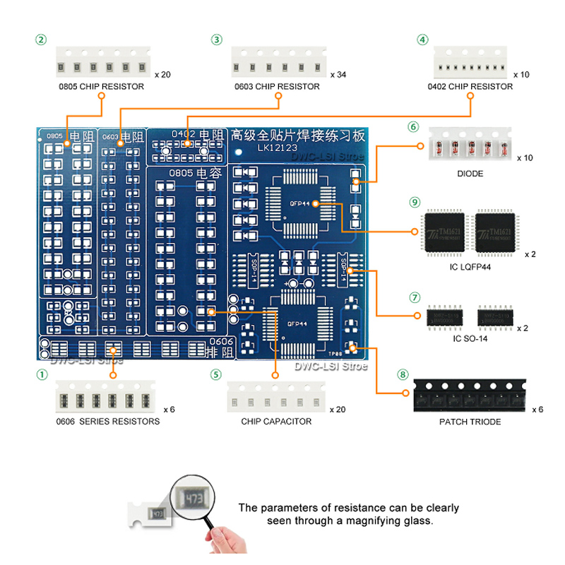 Tableau de pratique de soudage - Pcb Etching Kit avis et prix