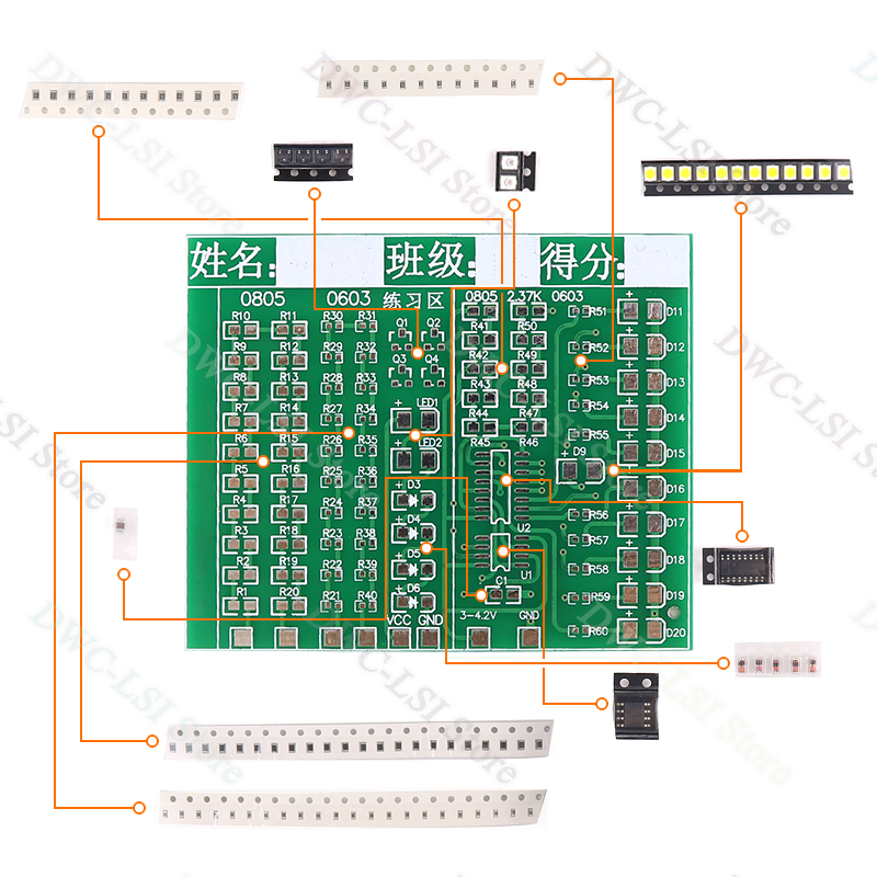 Kit de cours de composants de  - Pcb Etching Kit avis et prix