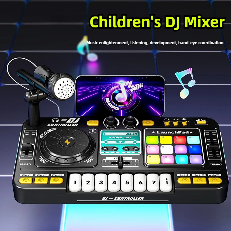 Contrôleur DJ pour enfants, mé - Diy Electronics Music avis et prix