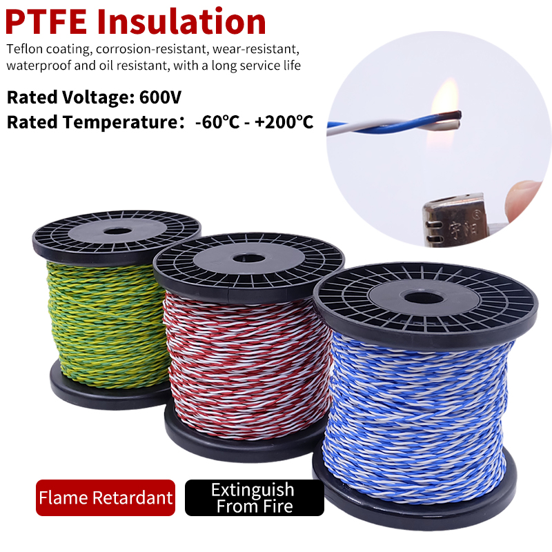Fil PTFE AFS200 2 broches 26/2 - Diy Electronics Audio avis et prix