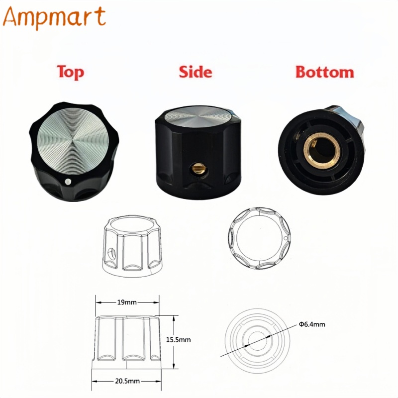Ampmart – bouton de commande A - Diy Guitar Electronics Kit avis et prix