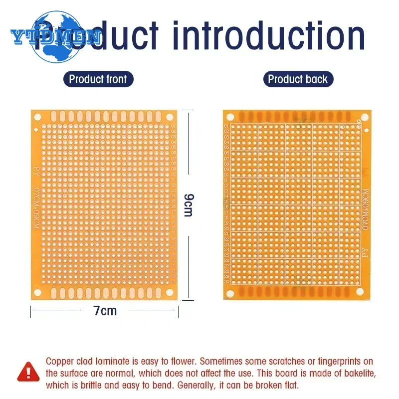 1-20 pièces 5x7cm PCB carte un - Pcb Etching Kit avis et prix