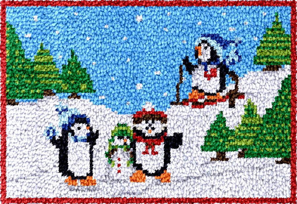 Pingouins loquet crochet tapis - Diy Electronics For Adults avis et prix